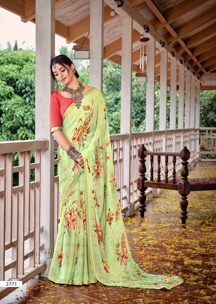 Kashvi Maushami Georgette Wholesale Saree Collection 